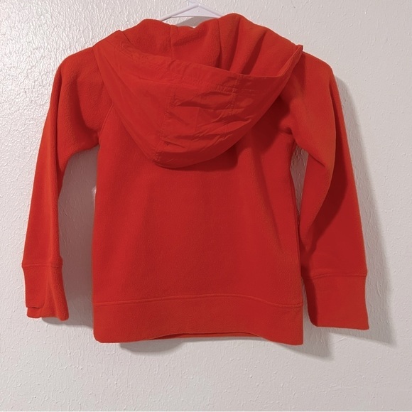 All In Motion Boys XS Micro-fleece Hoodie Thumbhole Cuffs Orange Quarter Zip NWT - Picture 4 of 9